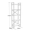 Bokhylla Hanah Home Vg3 Ge Marmormönster Spånskiva 58x175x30 cm - Bokhyllor - 8684282134886 - 6