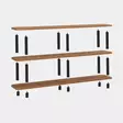 Bokhylla Hanah Home Raca Svart Spånskiva 150x74,9x35 cm - Bokhyllor - 8683342857376 - 4