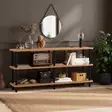 Bokhylla Hanah Home Raca Svart Spånskiva 150x74,9x35 cm - Bokhyllor - 8683342857376 - 1