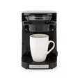 Kompakt kaffebryggare | 2 porslinskoppar | 0,25 l | 450 W | Automatisk avstängning | Svart - Kaffebryggare och vattenkokare - 8711902090106 - 11
