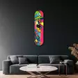 Glastavla Wallity Luigi Fan Art Flerfärgad Glas 20x80 cm - Tavlor och ramar - 8684283554256 - 3