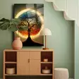 Glastavla Wallity Flerfärgad Glas 50x70 cm - Tavlor och ramar - 8684283927586 - 3