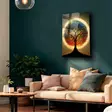 Glastavla Wallity Flerfärgad Glas 50x70 cm - Tavlor och ramar - 8684283927586 - 4