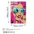 Glastavla Wallity Flerfärgad Glas 70x100 cm - Tavlor och ramar - 8684282137696 - 7