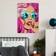 Glastavla Wallity Flerfärgad Glas 70x100 cm - Tavlor och ramar - 8684282137696 - 4