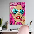 Glastavla Wallity Flerfärgad Glas 70x100 cm - Tavlor och ramar - 8684282137696 - 2