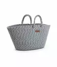 Dekorativ Väska Aberto Design Navy Blue Bomull 30 cm - Förvaringslådor och korgar - 8683743770366 - 4