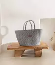 Dekorativ Väska Aberto Design Navy Blue Bomull 30 cm - Förvaringslådor och korgar - 8683743770366 - 2
