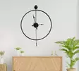 Väggklocka Wallity Svart Metall 58x80 cm - Väggklockor - 8684282802686 - 4