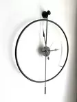 Väggklocka Wallity Svart Metall 58x80 cm - Väggklockor - 8684282802686 - 5