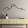 Väggdekor Metall Wallity Ayers Svart Metall 100x29 cm - Dekorationer, prydnadsföremål - 8683742940036 - 4