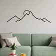 Väggdekor Metall Wallity Ayers Svart Metall 100x29 cm - Dekorationer, prydnadsföremål - 8683742940036 - 3