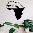 Väggdekor Metall Wallity African 1 Svart Metall 55x57 cm - Dekorationer, prydnadsföremål - 8683342111966 - 3