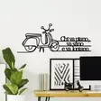 Väggdekor Metall Wallity Lontano Svart Metall 60x25 cm - Dekorationer, prydnadsföremål - 8684282360506 - 3