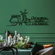 Väggdekor Metall Wallity Lontano Svart Metall 60x25 cm - Dekorationer, prydnadsföremål - 8684282360506 - 4
