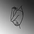 Väggdekor Metall Wallity Woman 2 Svart Metall 70x0,15x38 cm - Dekorationer, prydnadsföremål - 8683342204156 - 5