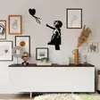 Väggdekor Metall Wallity Banksy Svart Metall 105x85 cm - Dekorationer, prydnadsföremål - 8683743016846 - 2