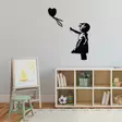 Väggdekor Metall Wallity Banksy Svart Metall 105x85 cm - Dekorationer, prydnadsföremål - 8683743016846 - 5