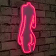 Dekorativ Led Väggbelysning Wallity Sexy Woman Rosa Plast 22x42 cm - Ljussmycken och ljusfigurer - 8682870288546 - 2