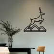 Väggdekor Metall Wallity Amentes Svart Metall 49x51 cm - Dekorationer, prydnadsföremål - 8684283349456 - 4