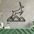 Väggdekor Metall Wallity Amentes Svart Metall 49x51 cm - Dekorationer, prydnadsföremål - 8684283349456 - 2