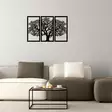 Väggdekor Trä Wallity A?aç 5 Svart Trä 66x105 cm - Dekorationer, prydnadsföremål - 8681875826876 - 2