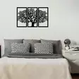 Väggdekor Trä Wallity A?aç 5 Svart Trä 66x105 cm - Dekorationer, prydnadsföremål - 8681875826876 - 4