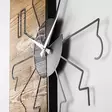 Väggklocka Wallity Wooden Clock Valnöt/Svart Trä 58x58 cm - Väggklockor - 8683342204606 - 5