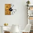 Väggklocka Wallity Wooden Clock Valnöt/Svart Trä 58x58 cm - Väggklockor - 8683342204606 - 4