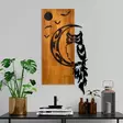 Väggdekor Trä Wallity Owl Valnöt/Svart Trä/Metall 36x66x3 cm - Dekorationer, prydnadsföremål - 8684282397366 - 2