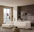 Hörnsoffa Atelier del Sofa Cady Beige Polyester 300x150x72 cm - Soffor - 8683742673866 - 2