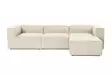 Hörnsoffa Atelier del Sofa Fora Ecru Linne 297x190x66 cm - Soffor - 8684282395836 - 6