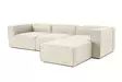 Hörnsoffa Atelier del Sofa Fora Ecru Linne 297x190x66 cm - Soffor - 8684282395836 - 7