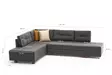 Hörnbäddsoffa Atelier del Sofa Manama Antracit Polyester 280x206x85 cm - Soffor - 8682870692886 - 10