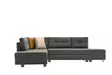 Hörnbäddsoffa Atelier del Sofa Manama Antracit Polyester 280x206x85 cm - Soffor - 8682870692886 - 8