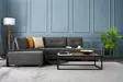 Hörnbäddsoffa Atelier del Sofa Manama Antracit Polyester 280x206x85 cm - Soffor - 8682870692886 - 2