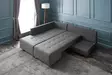 Hörnbäddsoffa Atelier del Sofa Manama Antracit Polyester 280x206x85 cm - Soffor - 8682870692886 - 5