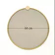 Spegel Hanah Home A708 Guld Metall 60x60x2,2 cm - Speglar - 8682870558656 - 9