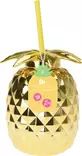 Gyllene ananas vattenflaska 500 ml Excellent Houseware - Serveringsfat - 8719987804366 - 1
