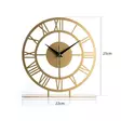Väggklocka Aberto Design Romantal Guld Metall 25x23 cm - Klockor - 8683742881926 - 3