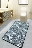 Badrumsmatta Mijölnir Flerfärgad 100% Polyester Antibakteriell Halkfri Maskintvättbar 70x120 cm - Badrumsmattor och våtrumsmattor - 8684282009856 - 1