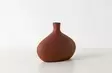 Vas Aberto Design CY0201 Tegelröd Keramik 24x12x19 cm - Hängande blomkrukor och vaser - 8684282979906 - 3