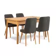 Matbord Hanah Home Santiago Atlantic Antracit Furu Spånskiva 120x77x75 cm - Matbord - 8683342721936 - 1