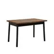 Matbord Hanah Home Oliver Open Svart Spånskiva 120x77x75 cm - Matbord - 8683743538386 - 2