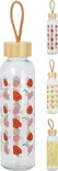 Glasflaska 500ml med bambukork och fruktmotiv - Hushållsprodukter - 8721037372046 - 1