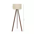 Golvlampa Opviq AYD Beige MDF 140 x 38 cm - Golv- och bordslampor - 8682870259416 - 3