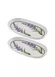 Uppläggningsfat Set Hermia Lilac Keramik 2 Delar - Tallrikar - 8684283617036 - 1