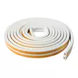 Fönstertätning 6m D-profil vit Mag-Pro - EPDM-gummi, självhäftande - Fönster- och dörrtätningar - 6418536038796 - 2