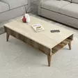 Soffbord Hanah Home Milan Valnöt Spånskiva 105x35x60 cm - Soffbord - 8684283020836 - 2