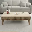 Soffbord Hanah Home Milan Valnöt Spånskiva 105x35x60 cm - Soffbord - 8684283020836 - 3